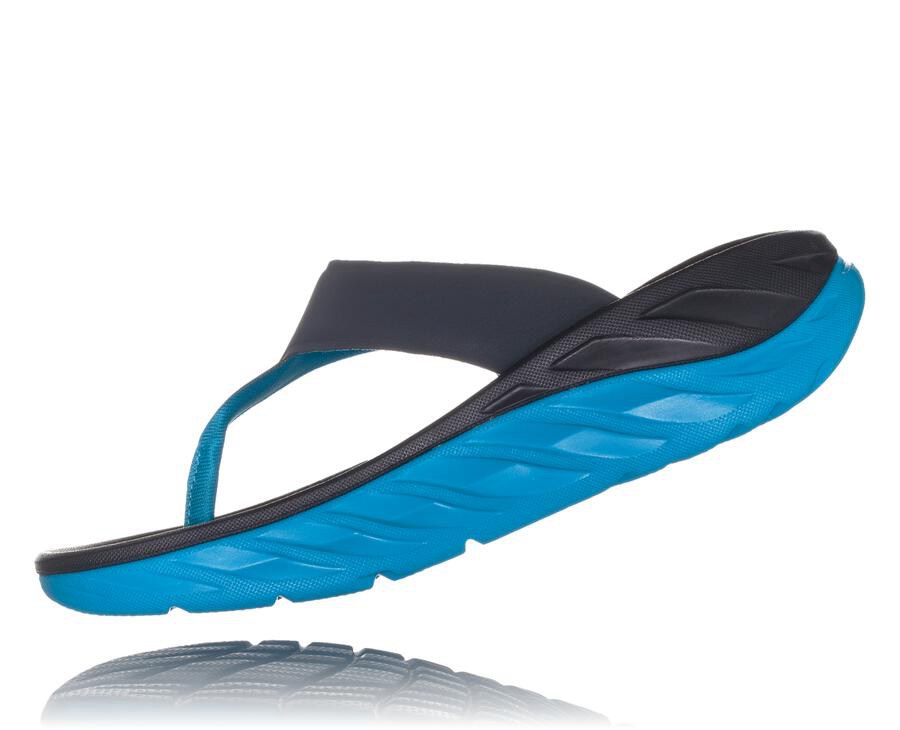 Hoka One One Ora Recovery Flip Sandaler Dam - Marinblå - FCYTM-4613